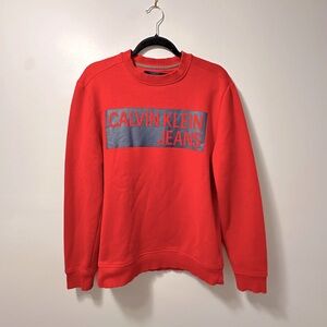 Red Calvin Klein Sweatshirt